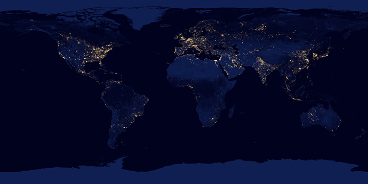 Night Lights by NASA
